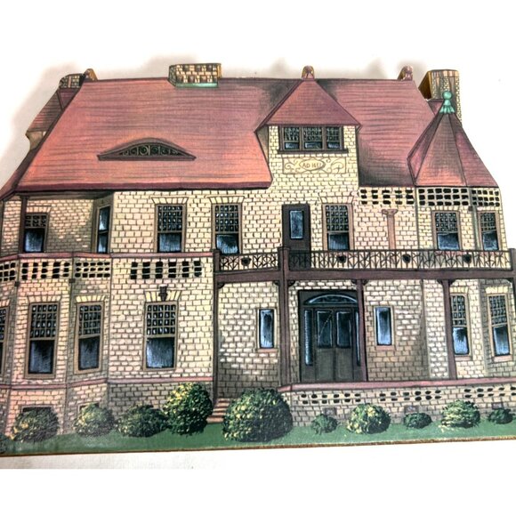 Sterling House Stratford CT Wooden Architectural Miniature - Picture 1 of 4